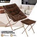 Brown Foldable Soft Faux Fur Oversized Saucer Cozy Acce