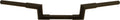 Harddrive H Bar Z Bar Handlebars 1 1/4 Inch Black Fits Harley