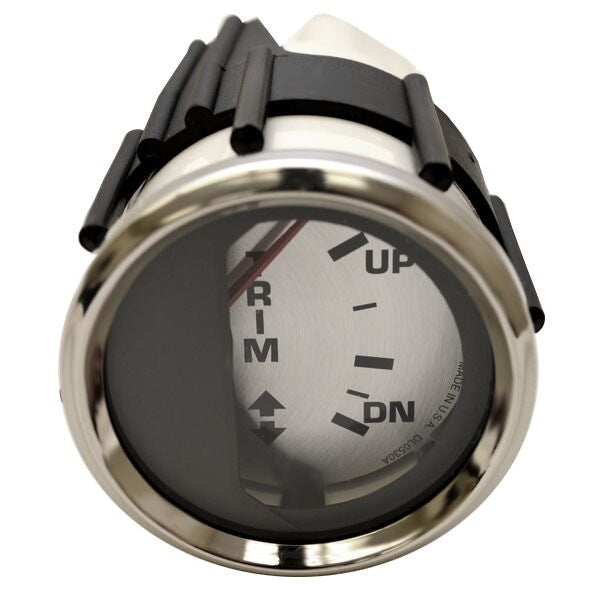 Faria Boat Trim Gauge Spun Silver 2 Inch by Faria