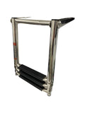 Marine 3 Steps Telescoping Ladder Stainless Steel (No Hardware Or