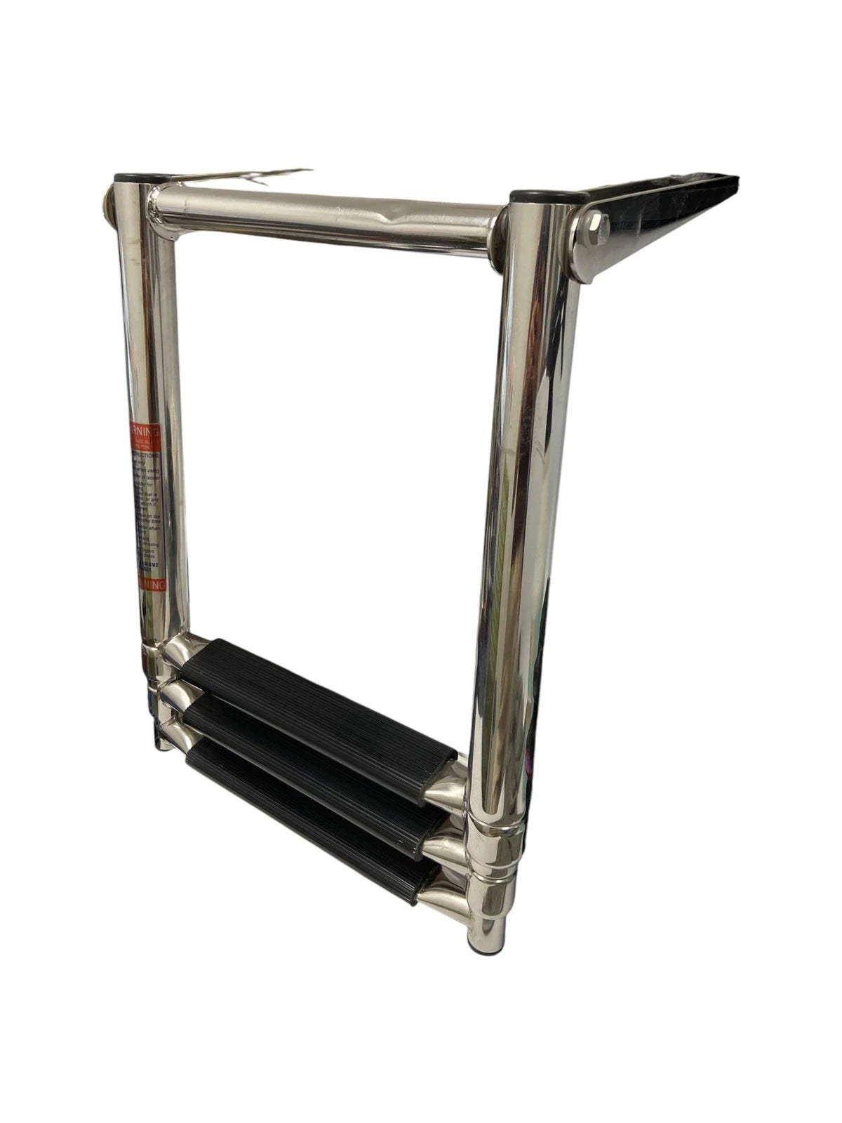 Marine 3 Steps Telescoping Ladder Stainless Steel (No Hardware Or
