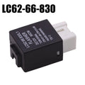 Black Plastic Car Turn Signal Flasher Relay Lc62-66-830 For Mazda 323