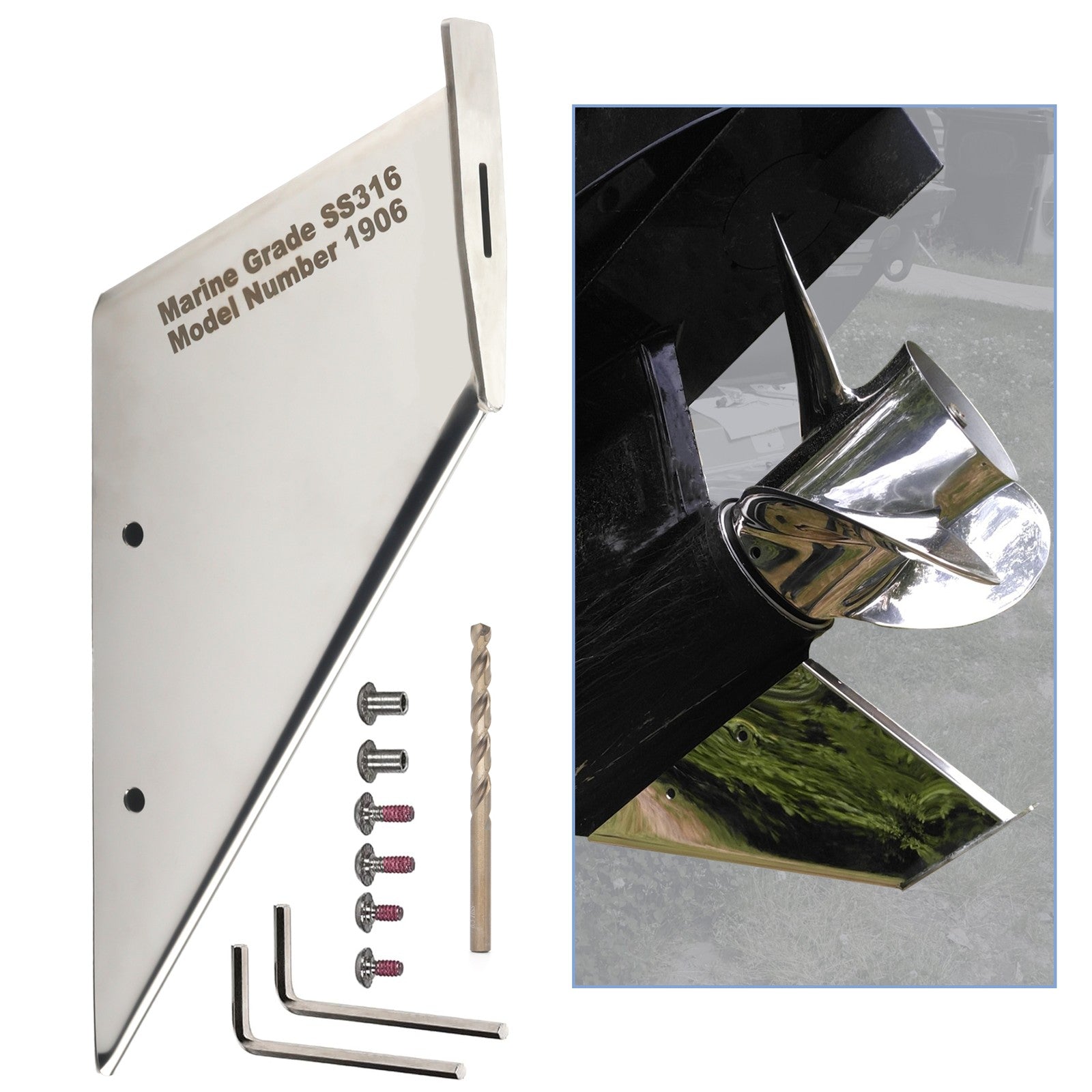 Lower Unit Skeg Guard for Mercury by Mercury