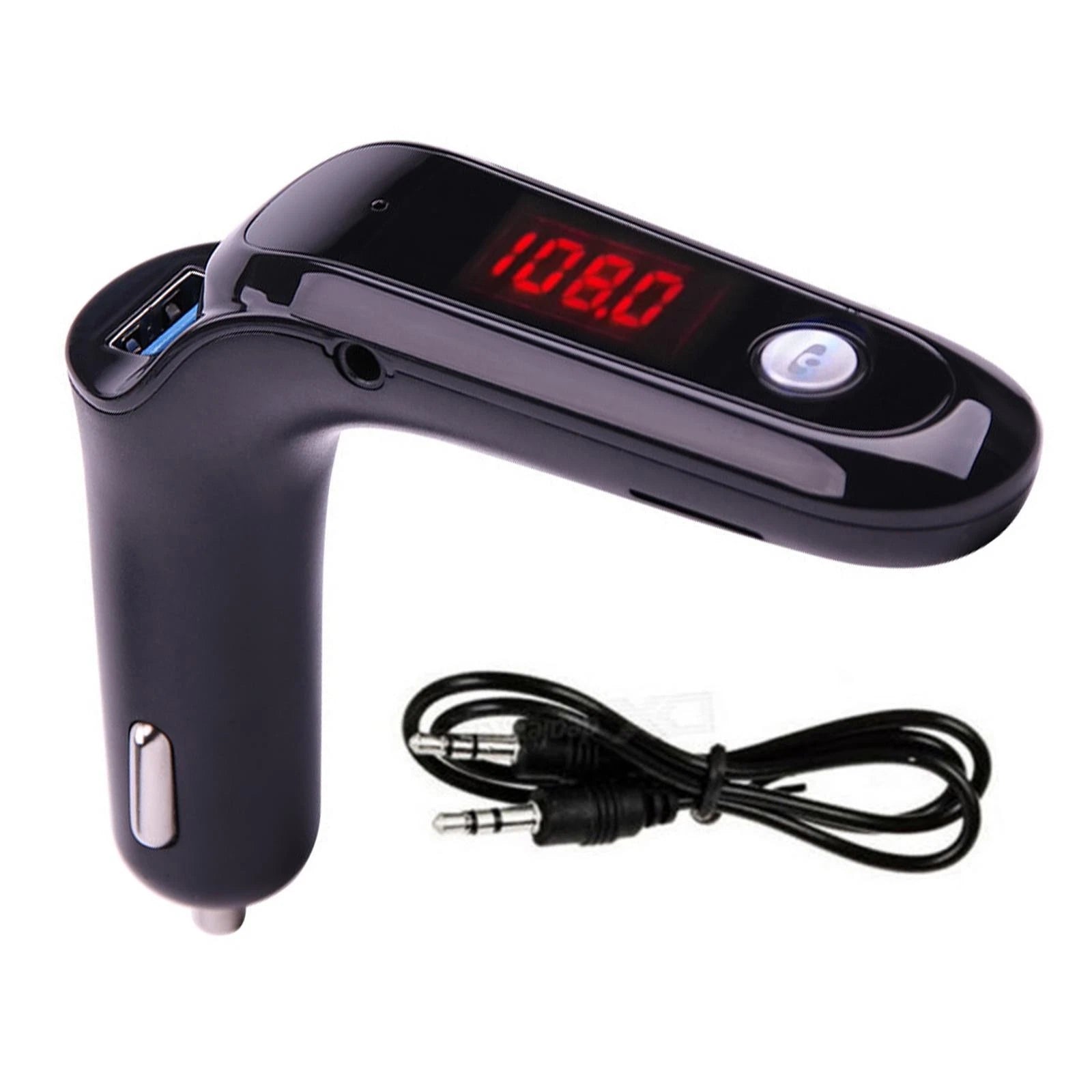 Handsfree Wireless Bluetooth Car Kit Fm Transmitter Radio Mp3 Player