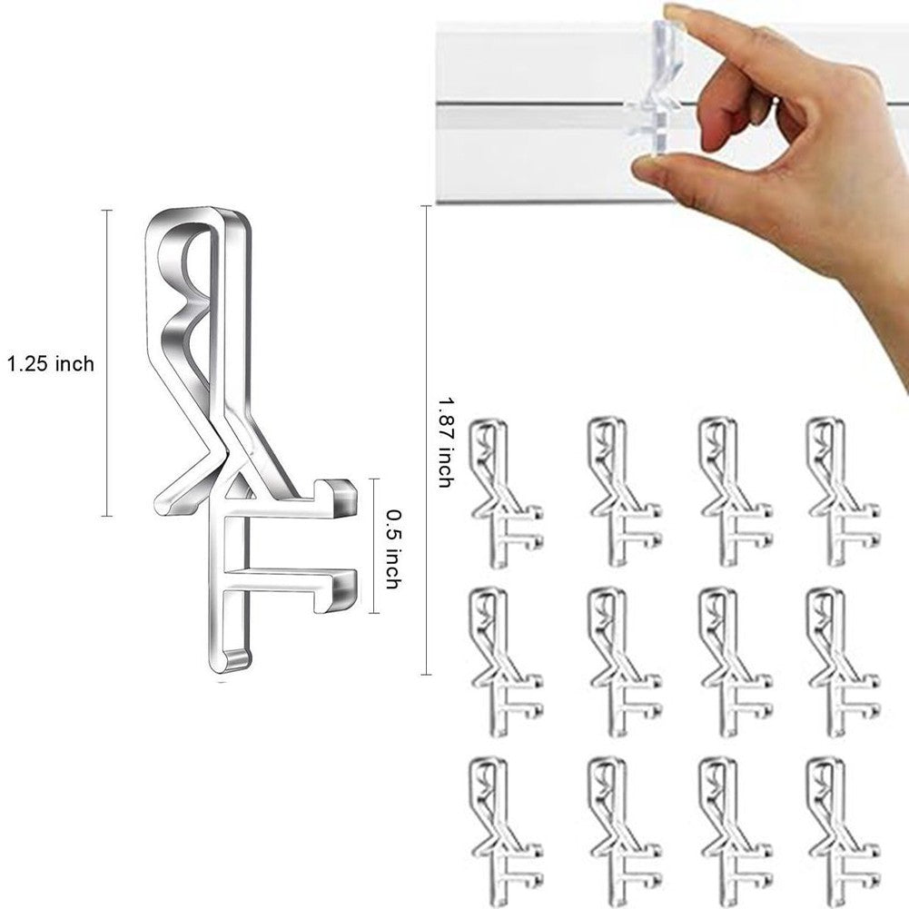 Clear Plastic Retainer Holders for Blinds