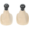 For Passat For B5 Car Beige Leather For Shift Knob With Dust Cover