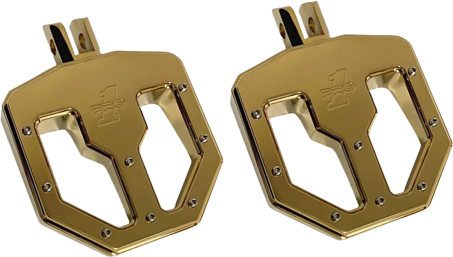 Pro One Bmx Mini Board V2 Gold Titanium Nitride Fits Harley Davidson
