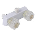 Double Knob Diverter Design Rv Shower Faucet Perfect For Inside Or