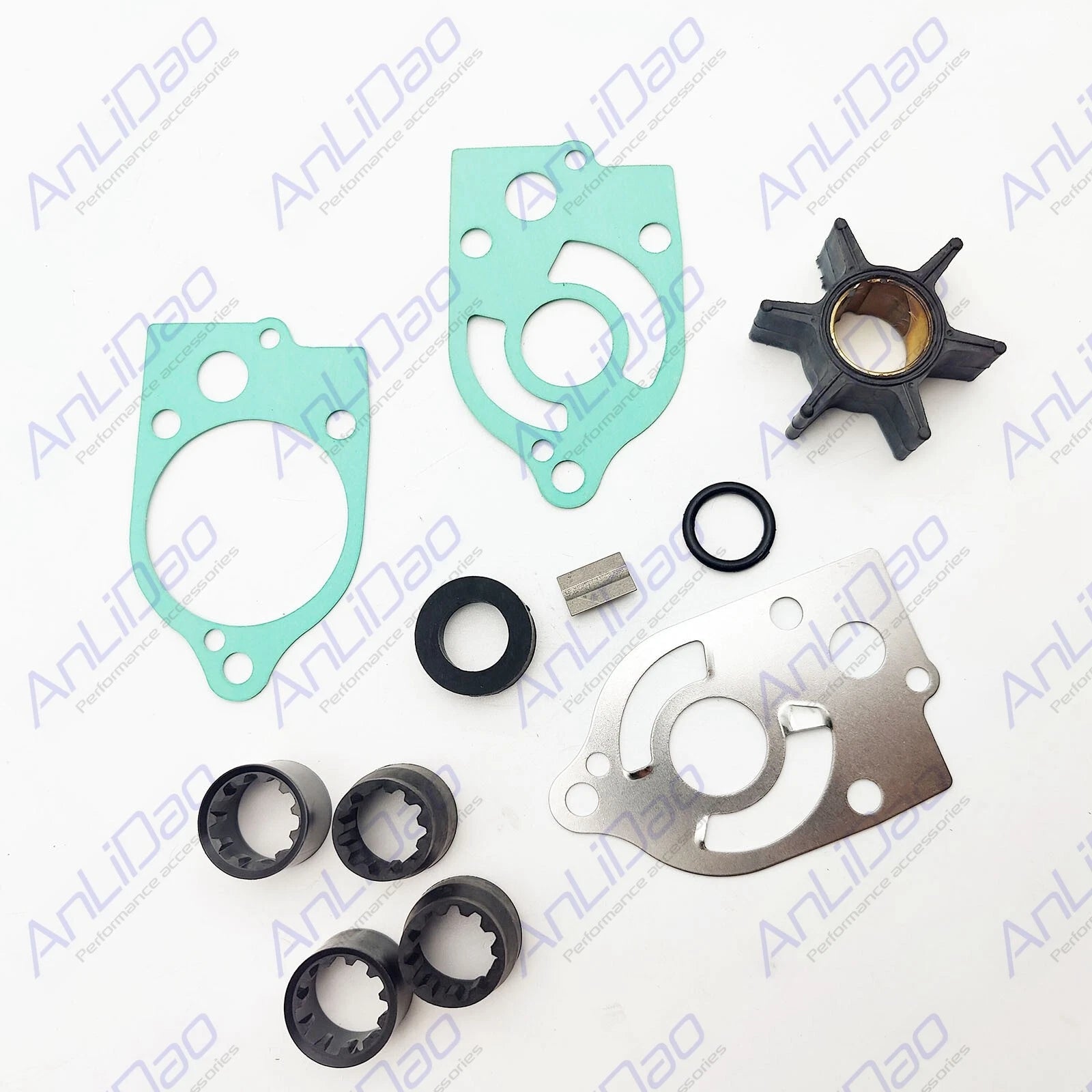Fit Mercury 30-70hp Water Pump Impeller Kit 47-89983q 1 47-89983