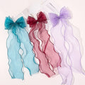 Organza Bow Hair Clip Lightweight Fabric