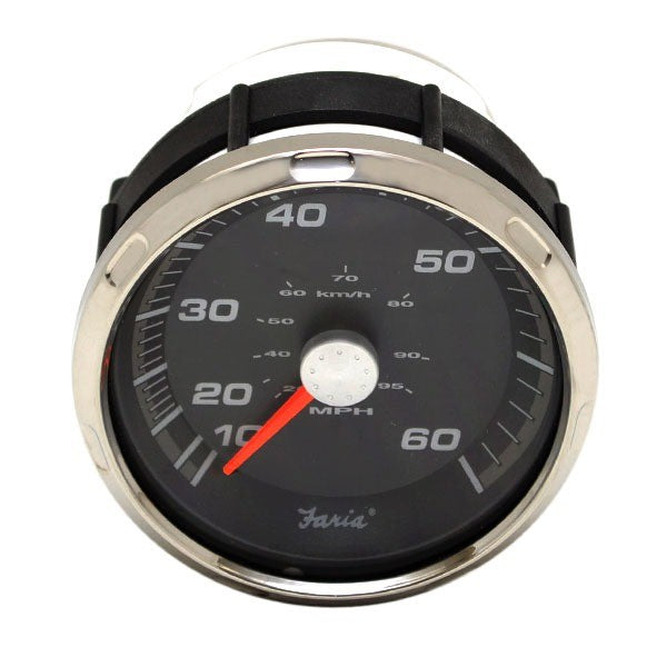 Faria Boat Speedometer Gauge 60 MPH by Faria