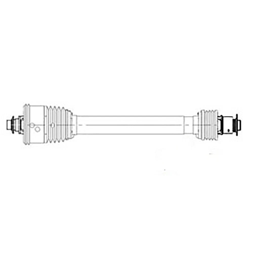 Complete Pto Driveline - 80 Degree Fits Massey Ferguson Fits Hesston