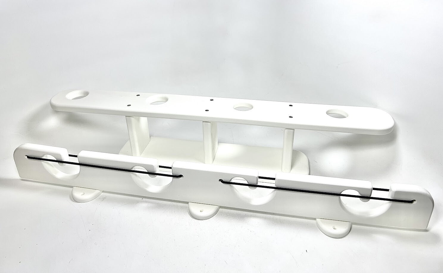 Marine Rod Storage, 4 Rod Rack, 2 Piece System, New, White