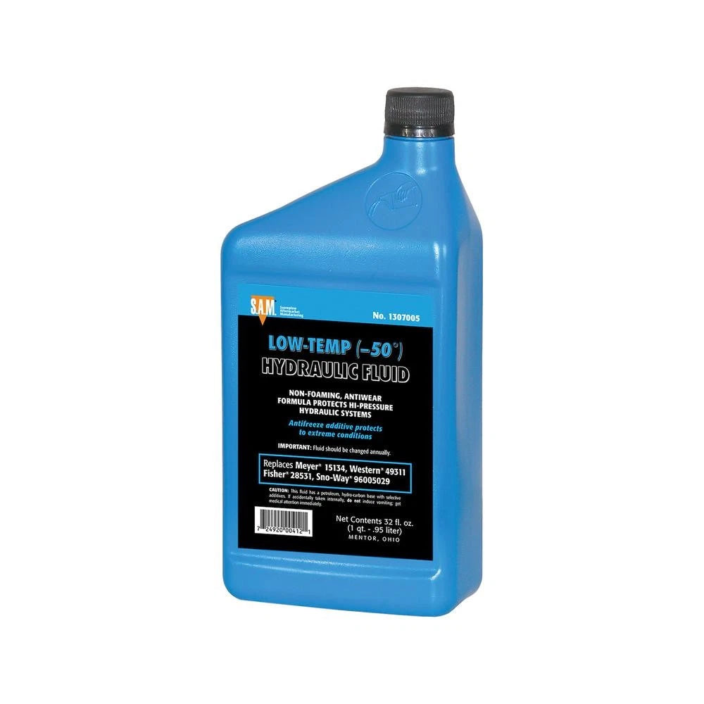 1307014 Low Temperature Blue Hydraulic Fluid Four 1 Gallon Bottles