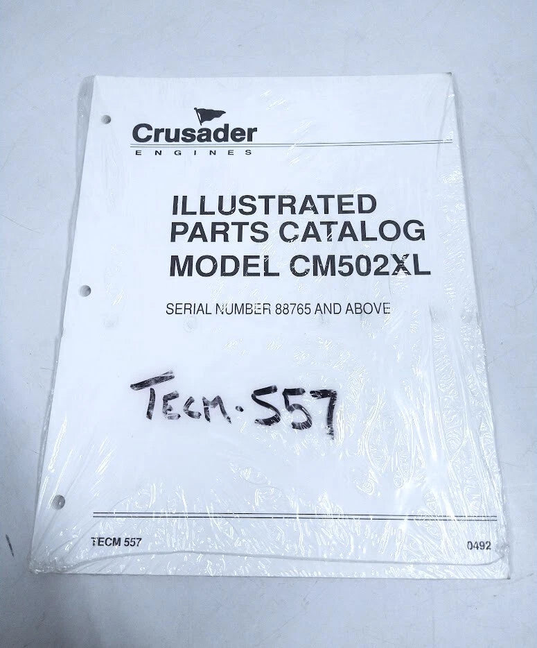 Crusader Engines Tecm557, Illustrated Parts Catalog Model Cm502xl