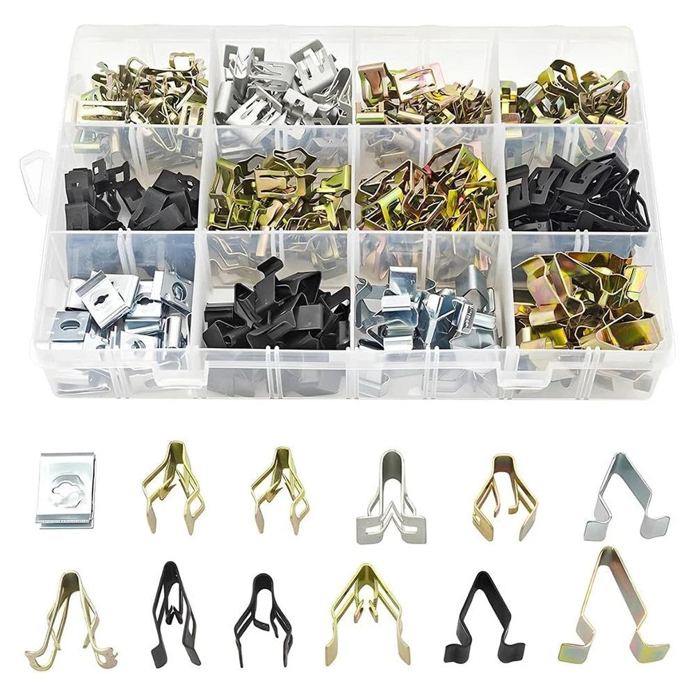 240 Car Metal Clips Pack For Boot Trim For Interior Mounting And