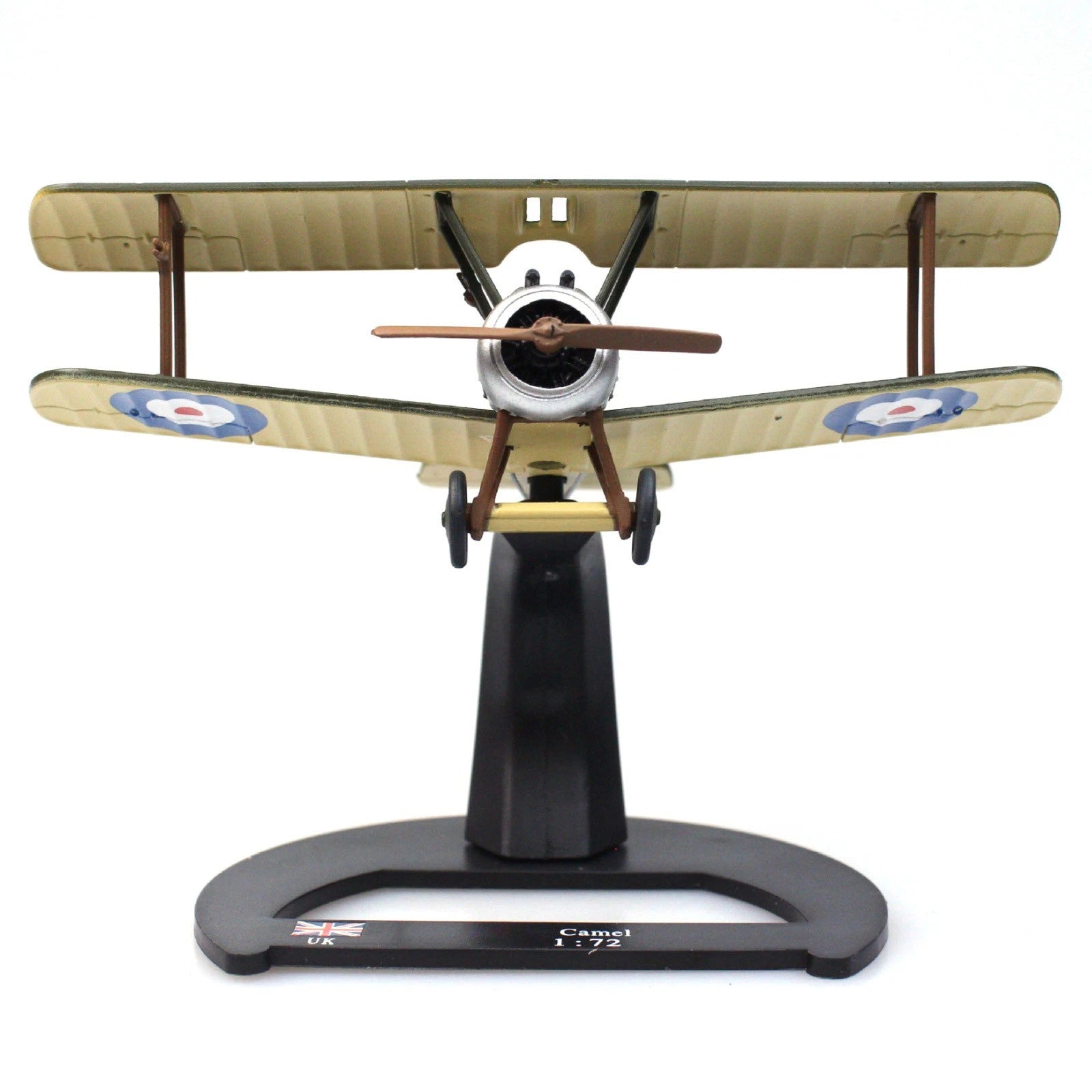 8cm Diecast Alloy 1/72 Wwi British Sopwith Camel F.1 Biplane Perfect