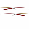 Rinker Boat Graphic Decal VS811801-05-RD | Captiva Deck D/C (Set Of 2) by Rinker