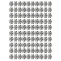 100pcsk 5x8x2.5 Mm Metal Shielded Ball Bearing Steel Bearings Mr85zz