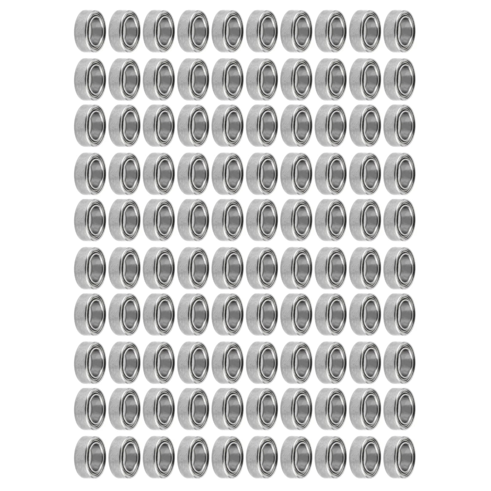 100pcsk 5x8x2.5 Mm Metal Shielded Ball Bearing Steel Bearings Mr85zz