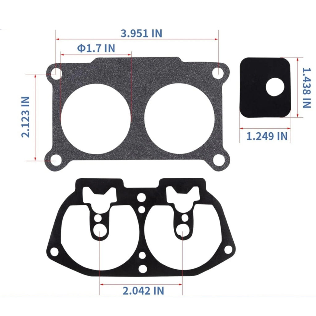 Yamaha Outboard Carburetor Rebuild Kit for V4 115/130 HP 1986-1995