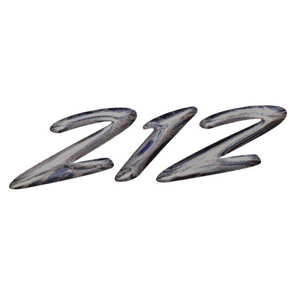 Decal Rinker 212 Silver 5 1/8 x 1 1/2 Inch by Rinker