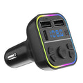 12V-24V Car Fm Transmitter Adapter Bluetooth Type-c Dual Usb Fast