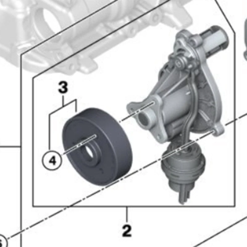 Water Pump 11517644810 With Thermostat 11537644811 For 2017 Bmw 330e