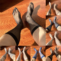 Mens Transparent Sheer Tube Socks