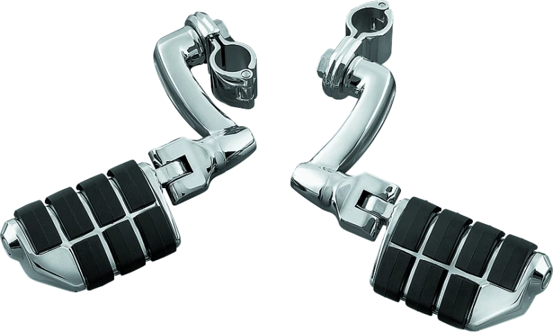 Kuryakyn Dually Iso Pegs With 1-inch Clamps For Cruiser Bikes