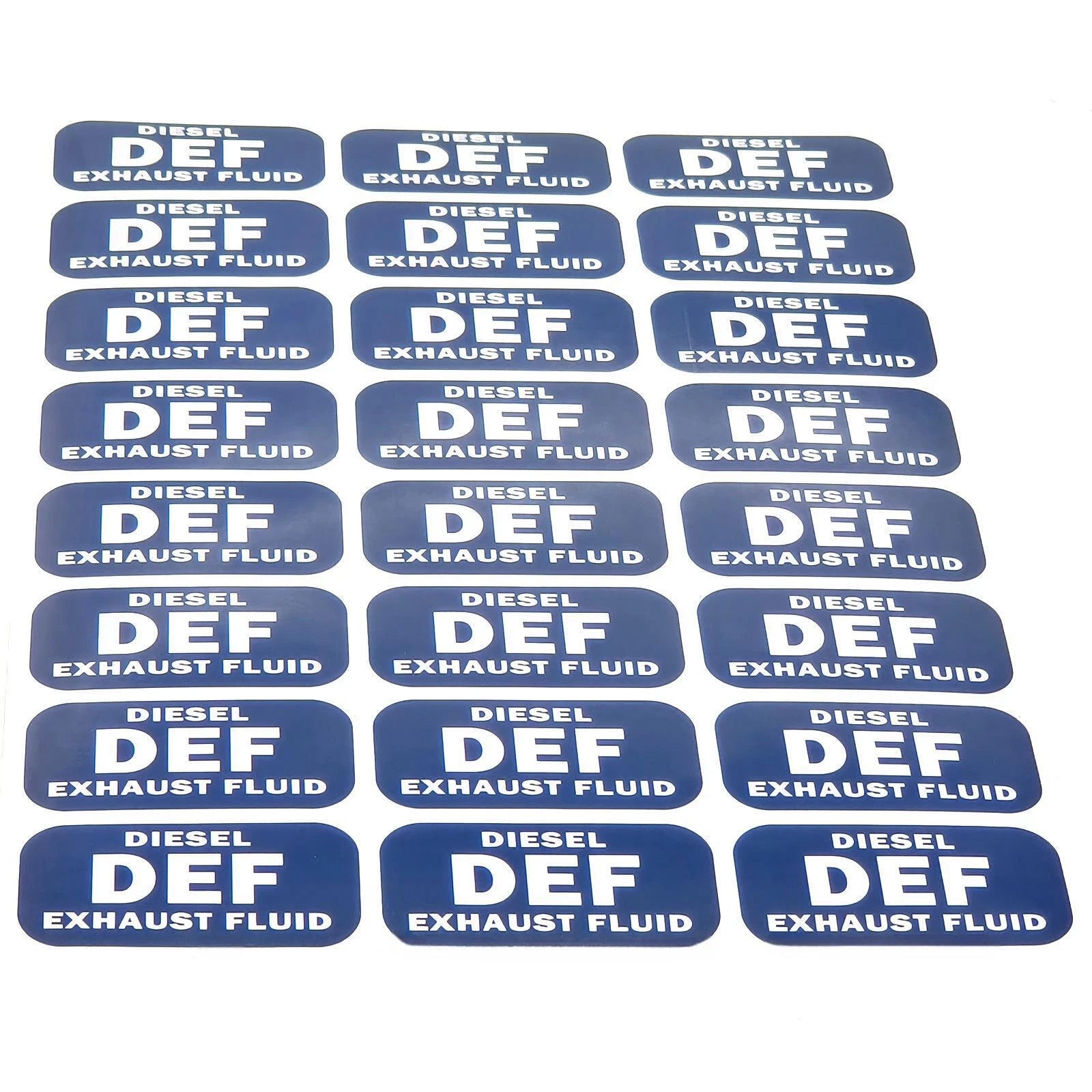 Def Diesel Exhaust Fluid Sticker Decal Weatherproof Warning Notice