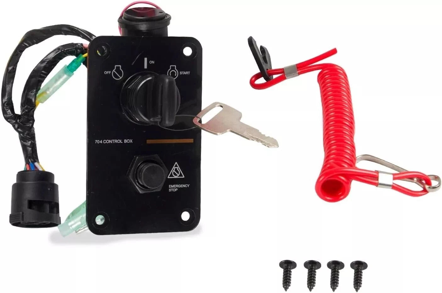 Yamaha Outboard Ignition Key Switch Panel for 70HP Models
