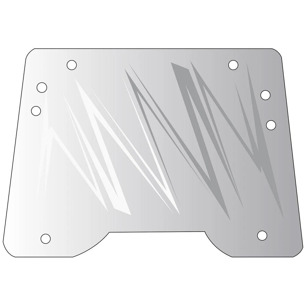 Am82032042 Front Windshield Glass, Hinged