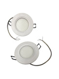 Vista 480301, Charon Round 4” Dimming Blue Led Light Pair 13.8vdc