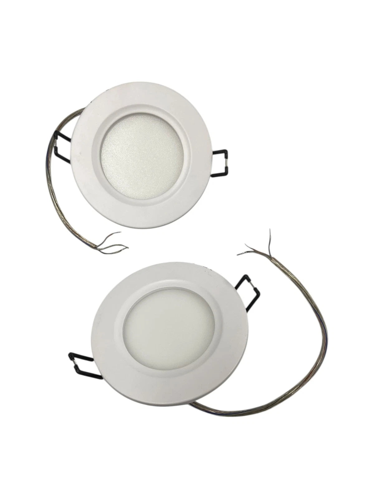 Vista 480301, Charon Round 4” Dimming Blue Led Light Pair 13.8vdc