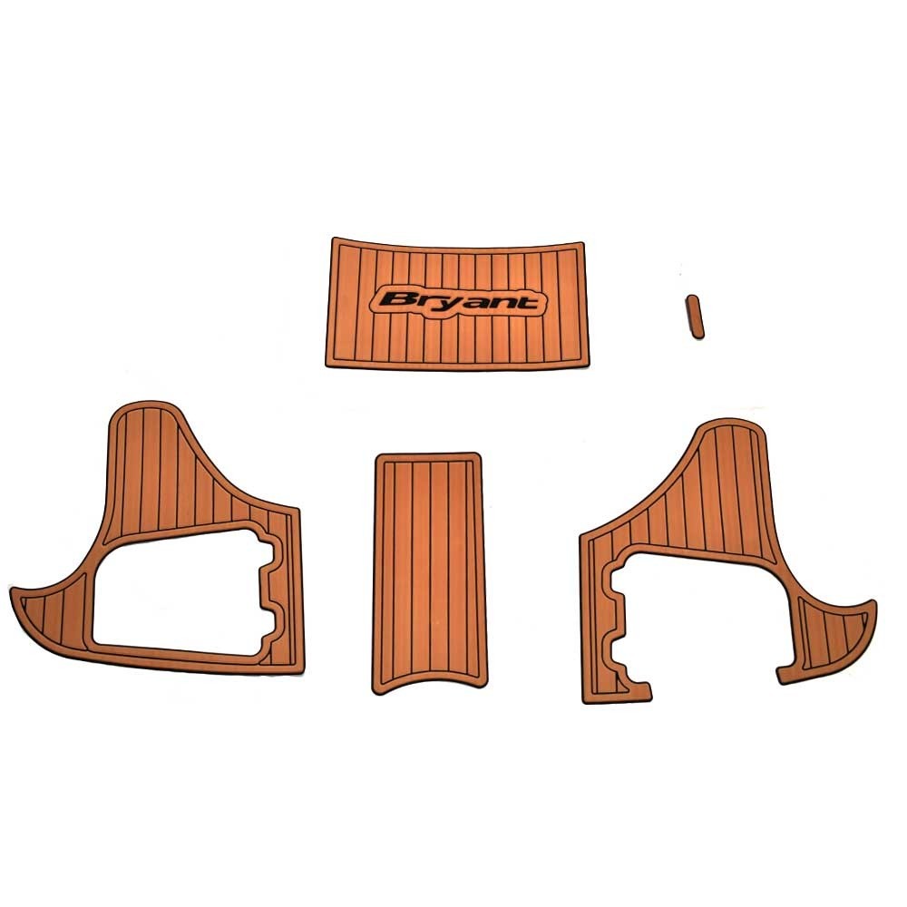 Bryant Boat Non-Skid Deck Mats 13171 | Mocha Brown Black (Set of 5) by Bryant