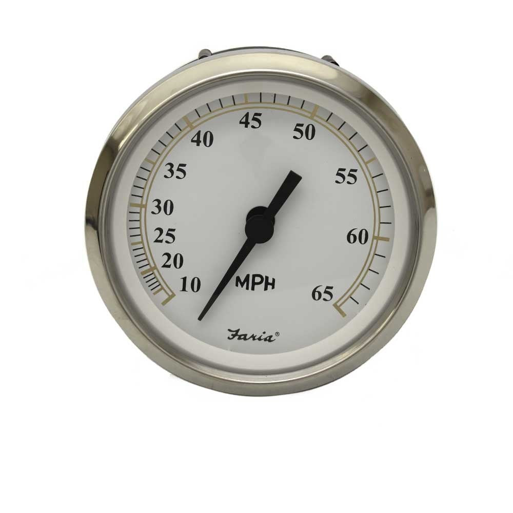 Faria Boat Marine Speedometer Gauge SE9976A Harris Kayot Pontoon 3 1/4 by Faria