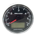 Volvo Penta Evc Tachometer Gauge 6000rpm, Black, 21628165, Oem