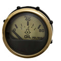 Faria Boat Oil Pressure Gauge Spun Gold 2 Inch Marine by Faria