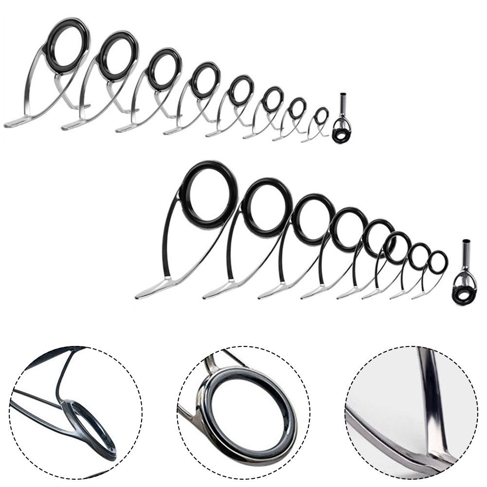 Fishing Rod Top Ring Eye Guide Repair Kit