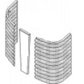 182421m92 Rh Grille Screen Fits Massey Ferguson 50 65 Tractors