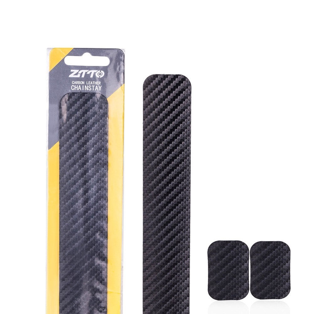 Chain Guard Sticker Decals Carbon Grain