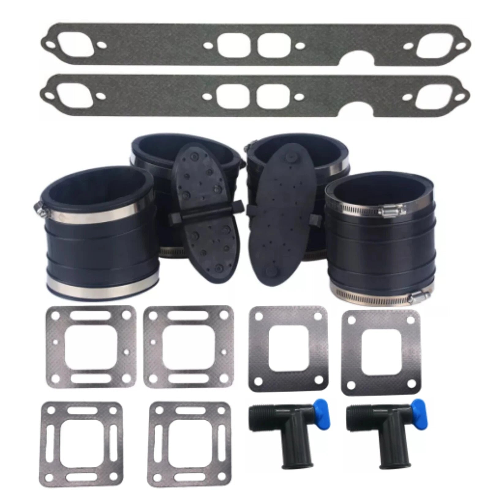 Mercruiser 4" V8 200-320 Exhaust Bellow Gasket Kit 807166a1 27-33395