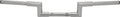 Harddrive 1.25 Inch Z Bar Handlebars With 4 Inch Rise Fits Harley