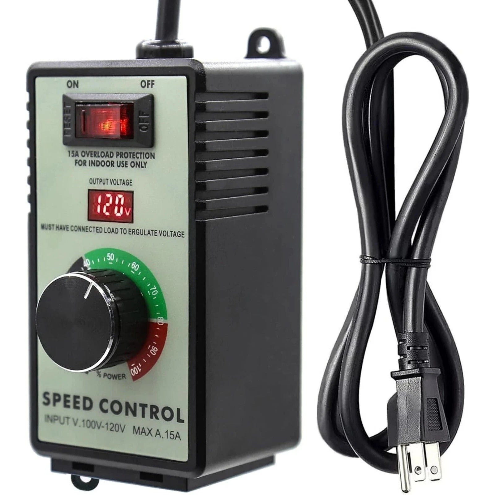 Ac Motor Speed Controller 120V With Precise Voltage Control For Small