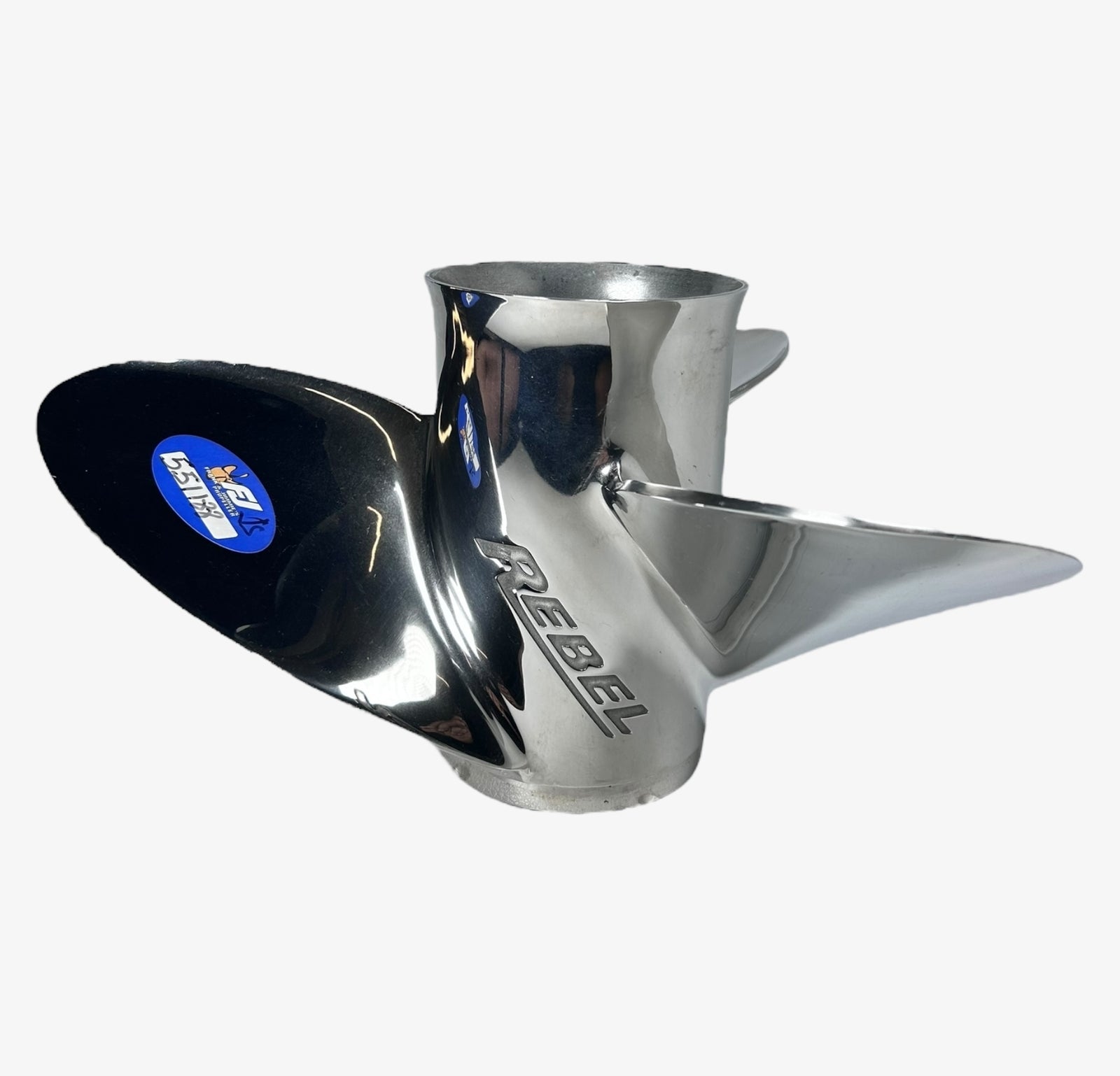 Evinrude Johnson 3 X 15 1/2'' X 17p , Rebel Propeller 763987 Lh