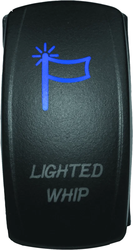 Dragonfire Racing Lighted Switch Whip On/off Blue