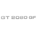 Boat Decal GT 2280 QF Metallic Silver 13 1/2 Inch by Avalon