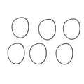 Cylinder Head O-Ring for OMC/Mercury 25-40HP, 6 Pcs