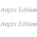 Crestliner Angler Edition Vinyl Boat Decals Pair by Crestliner